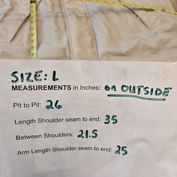 Vtg Eddie Bauer Polar Superior Parka Jacket Men L Tan Goose Down coyote Fur Hood - Picture 4 of 16